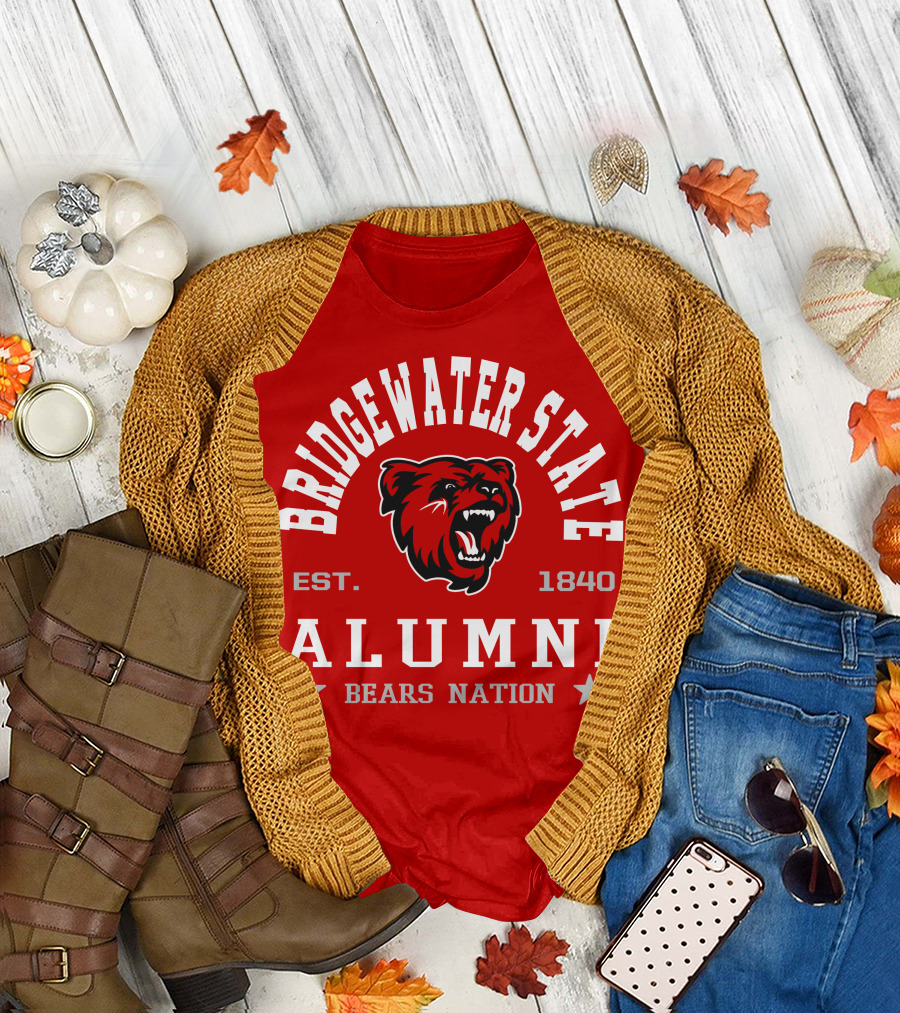 Bridgewater State University Alumni Bears Nation Est. 1840 T-Shirt