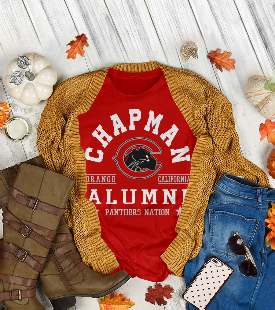 Chapman Alumni Panthers Nation Orange California T-Shirt