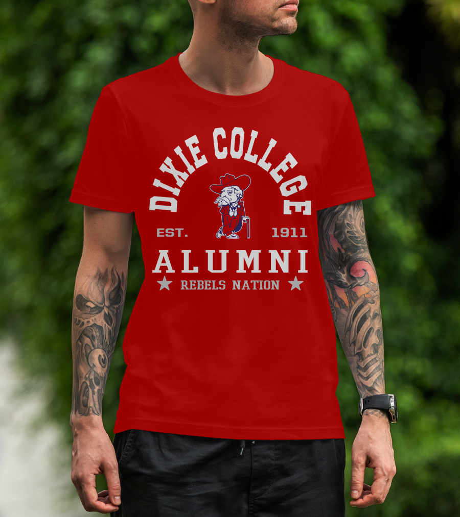 Dixie College Alumni Rebels Nation Est. 1911 T-Shirt