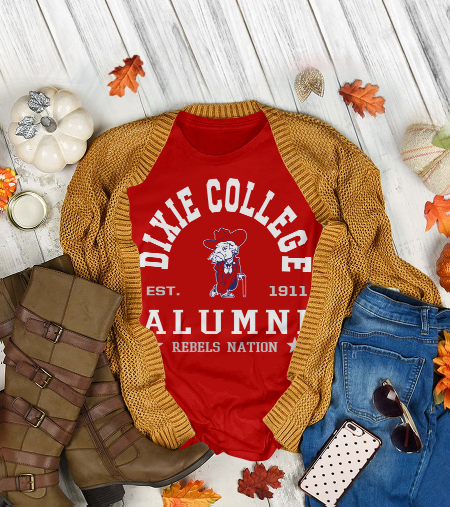 Dixie College Alumni Rebels Nation Est. 1911 T-Shirt