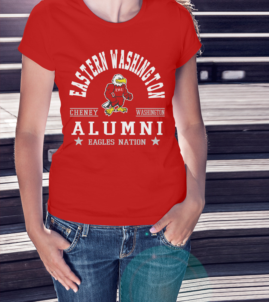 Eastern Washington University Alumni Eagles Nation Cheney Washington T-Shirt