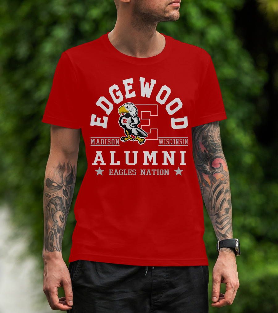 Edgewood College Madison Wisconsin Alumni Eagles Nation T-Shirt