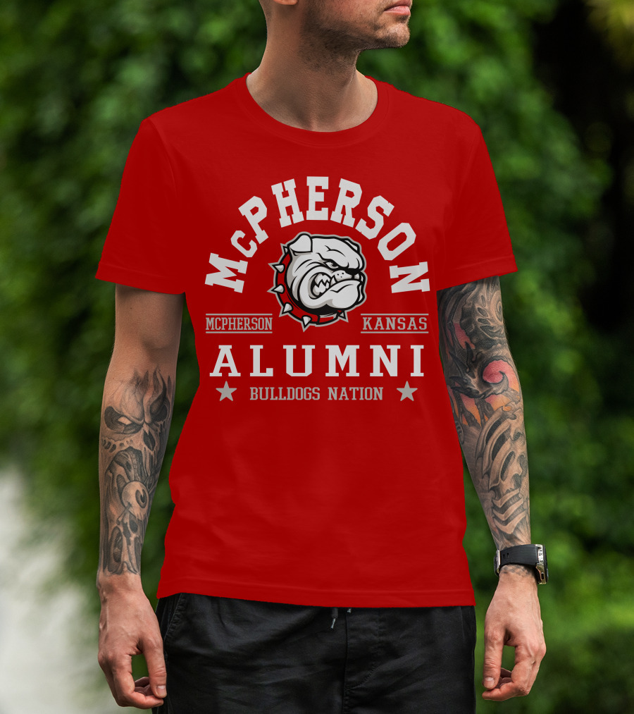 McPherson College Alumni Bulldogs Nation Kansas T-Shirt