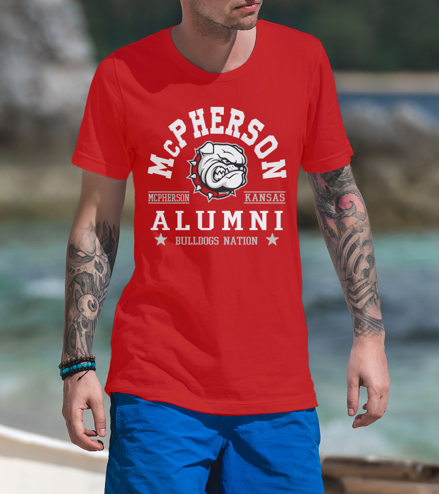 McPherson College Alumni Bulldogs Nation Kansas T-Shirt