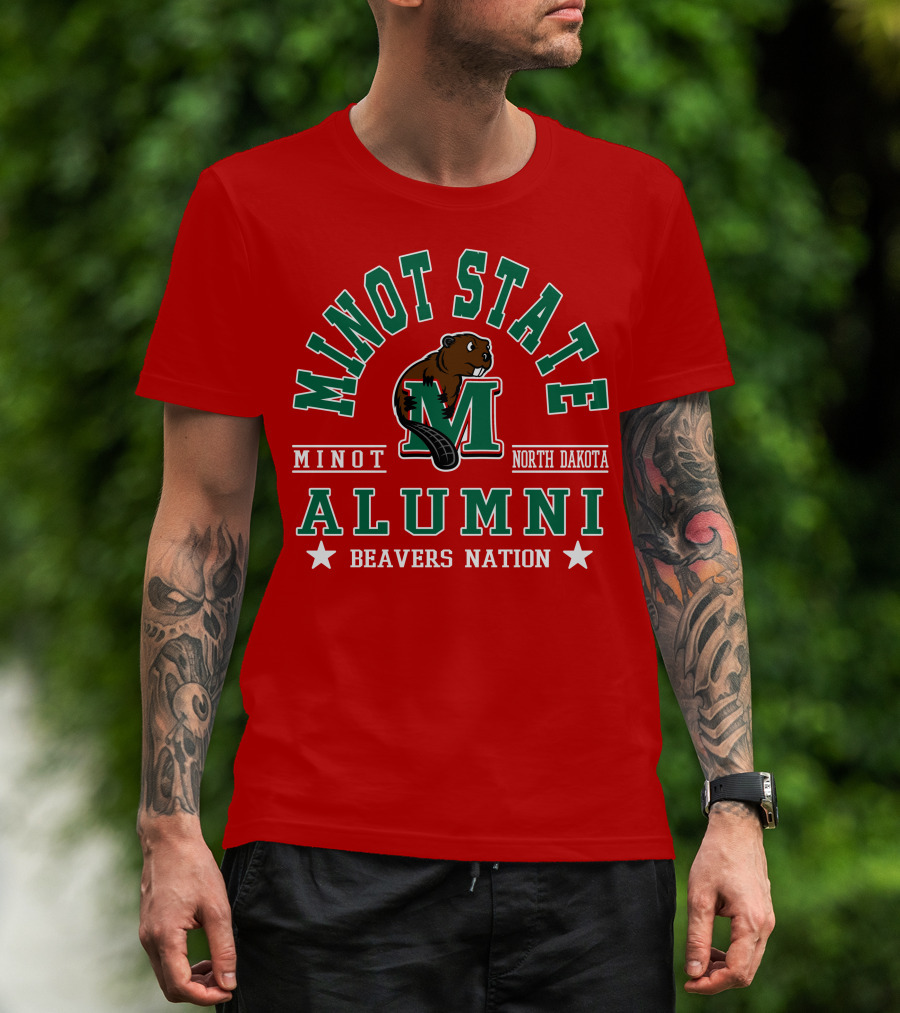 Minot State Alumni Beavers Nation North Dakota T-Shirt