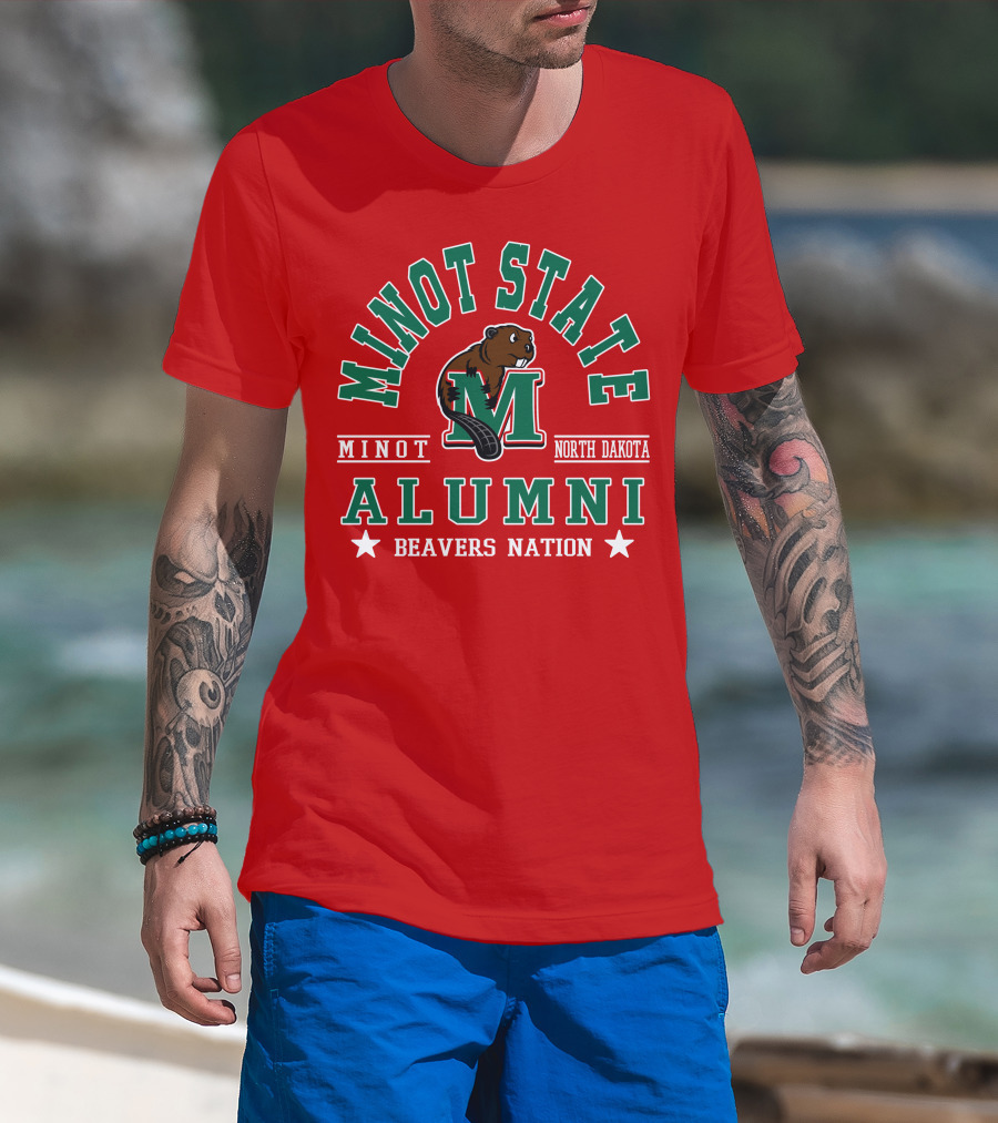 Minot State Alumni Beavers Nation North Dakota T-Shirt