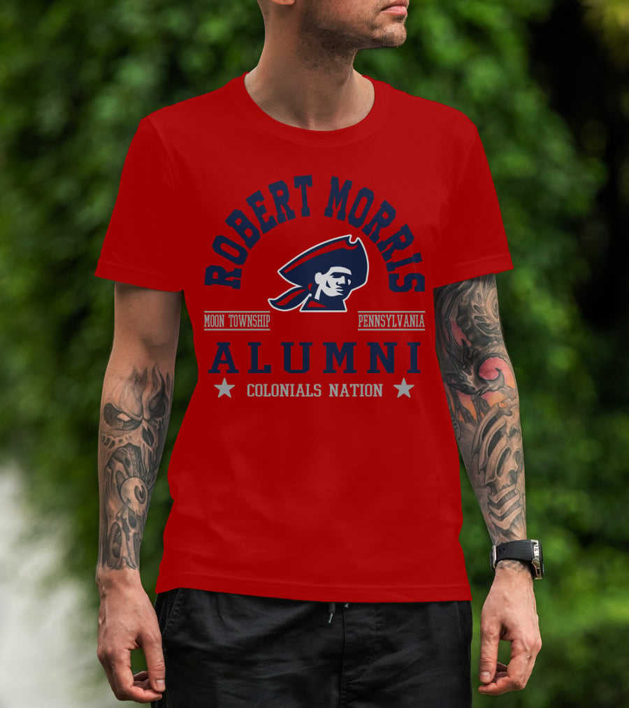 Robert Morris Alumni Moon Township Pennsylvania Colonials Nation T-Shirt