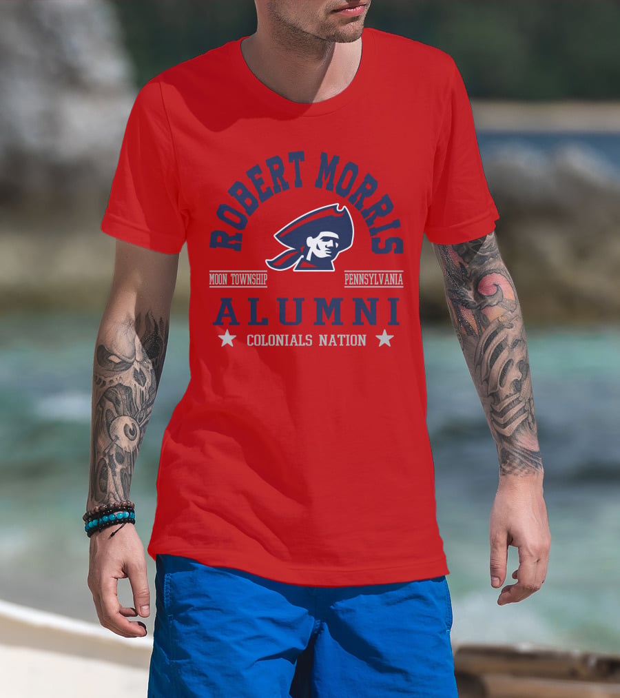 Robert Morris Alumni Moon Township Pennsylvania Colonials Nation T-Shirt
