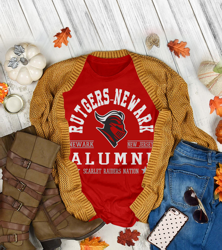 Rutgers-Newark Alumni Scarlet Raiders Nation Newark New Jersey T-Shirt