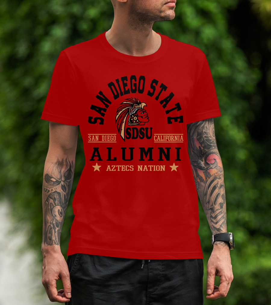 San Diego State California SDSU Alumni Aztecs Nation T-Shirt