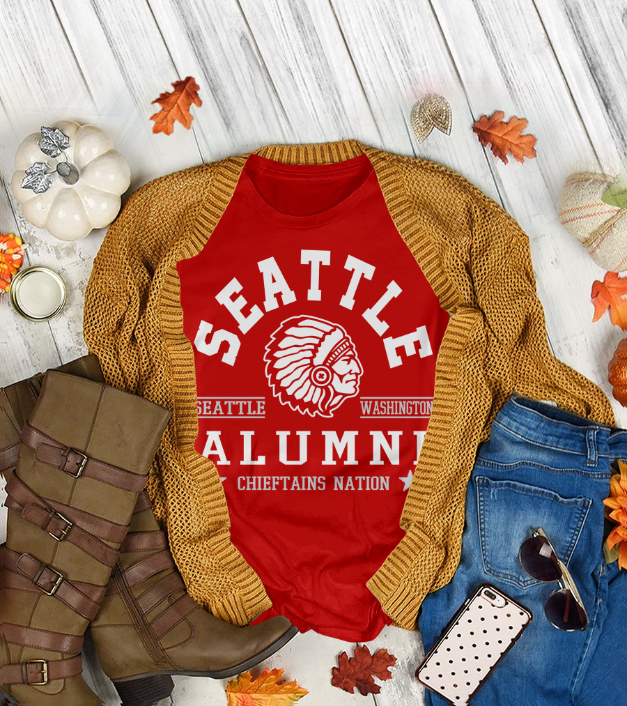 Seattle Washington Alumni Chieftains Nation T-Shirt