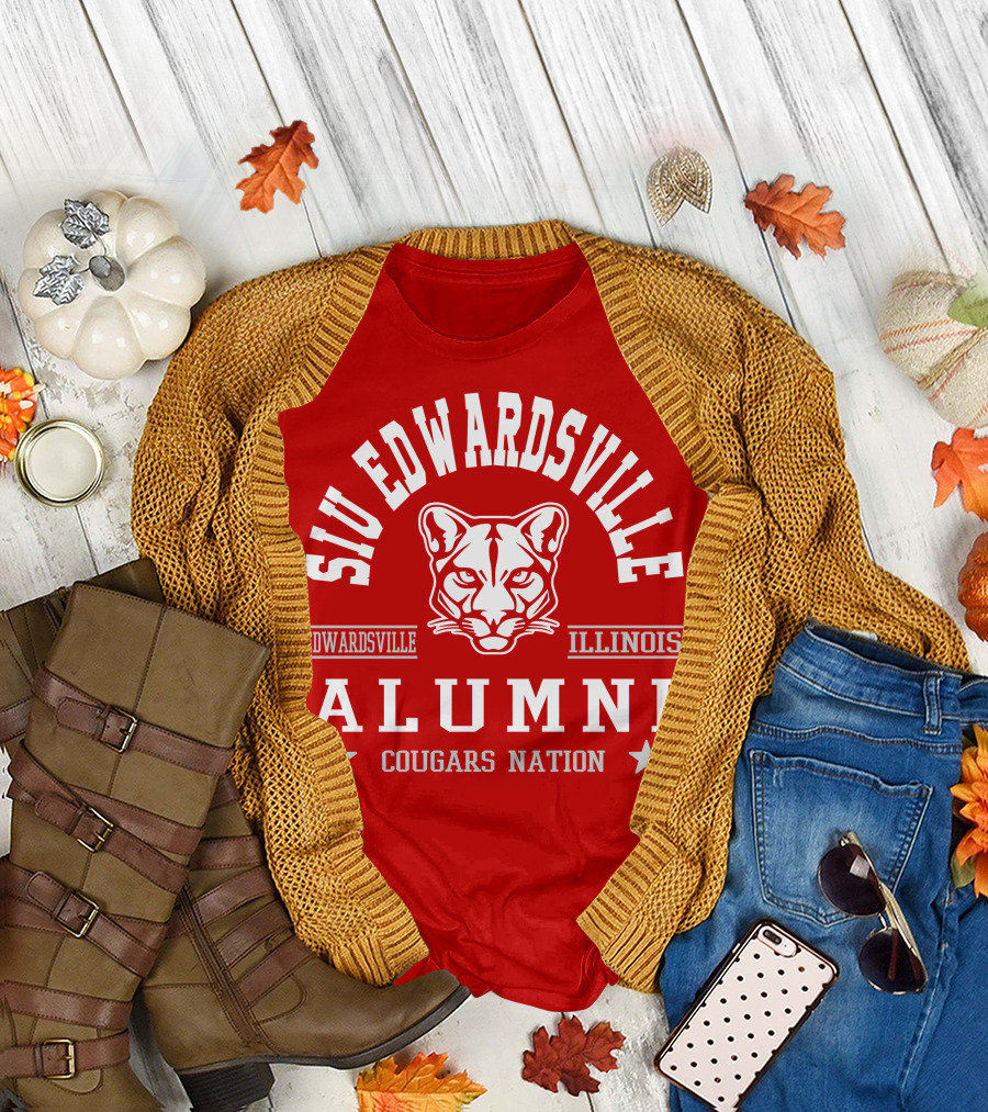 SIU Edwardsville Alumni Cougars Nation Edwardsville Illinois T-Shirt