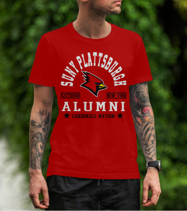 SUNY Plattsburgh New York Alumni Cardinals Nation T-Shirt