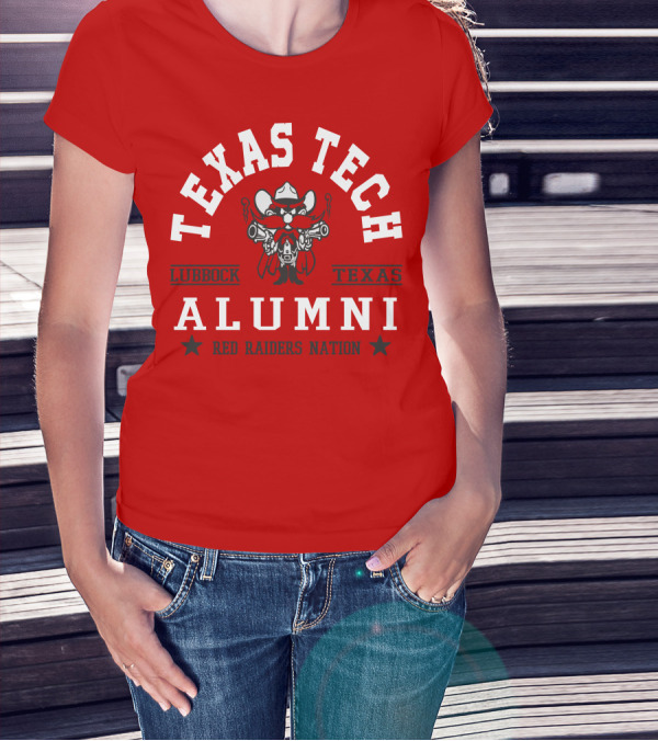 Texas Tech Alumni Red Raiders Nation Lubbock Texas T-Shirt