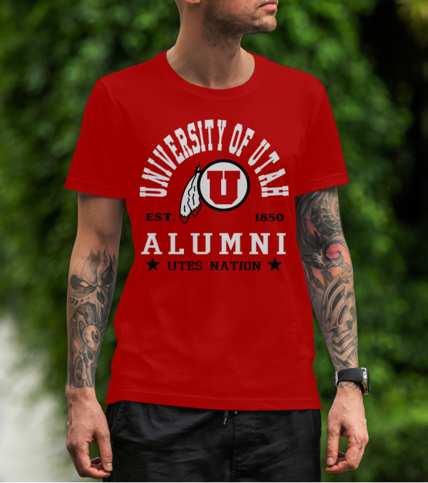 University Of Utah Alumni Est. 1850 Utes Nation T-Shirt