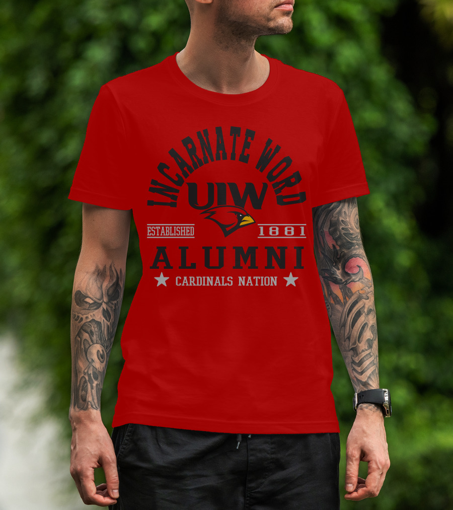 Incarnate Word UIW Cardinals Alumni Established 1881 Nation T-Shirt
