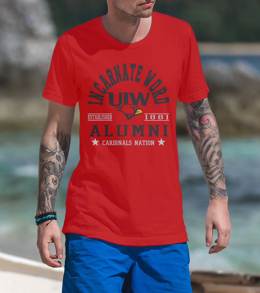 Incarnate Word UIW Cardinals Alumni Established 1881 Nation T-Shirt