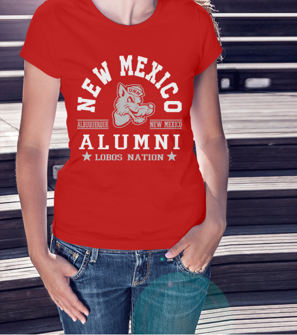 New Mexico Alumni UNM Lobos Nation Albuquerque T-Shirt