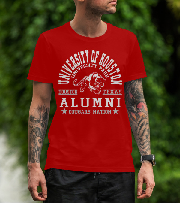 University Of Houston University Park Texas Alumni Cougars Nation T-Shirt
