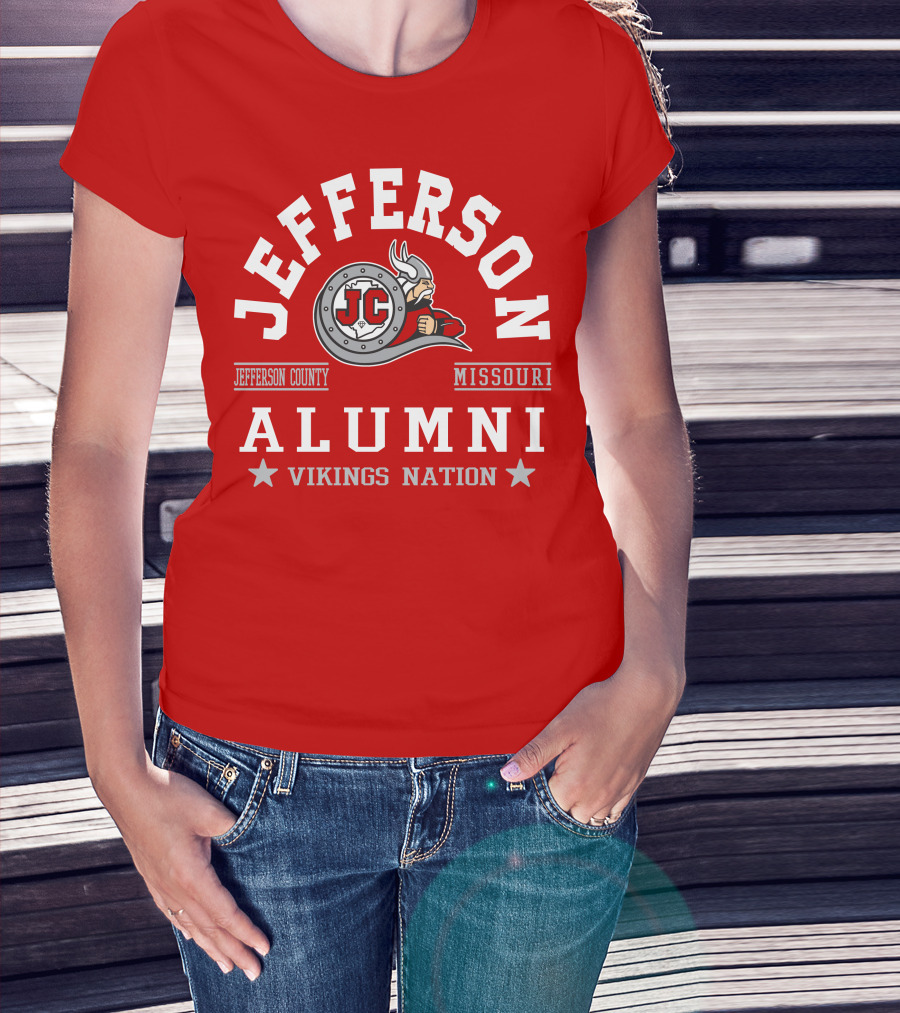 Jefferson County Missouri Alumni Vikings Nation T-Shirt