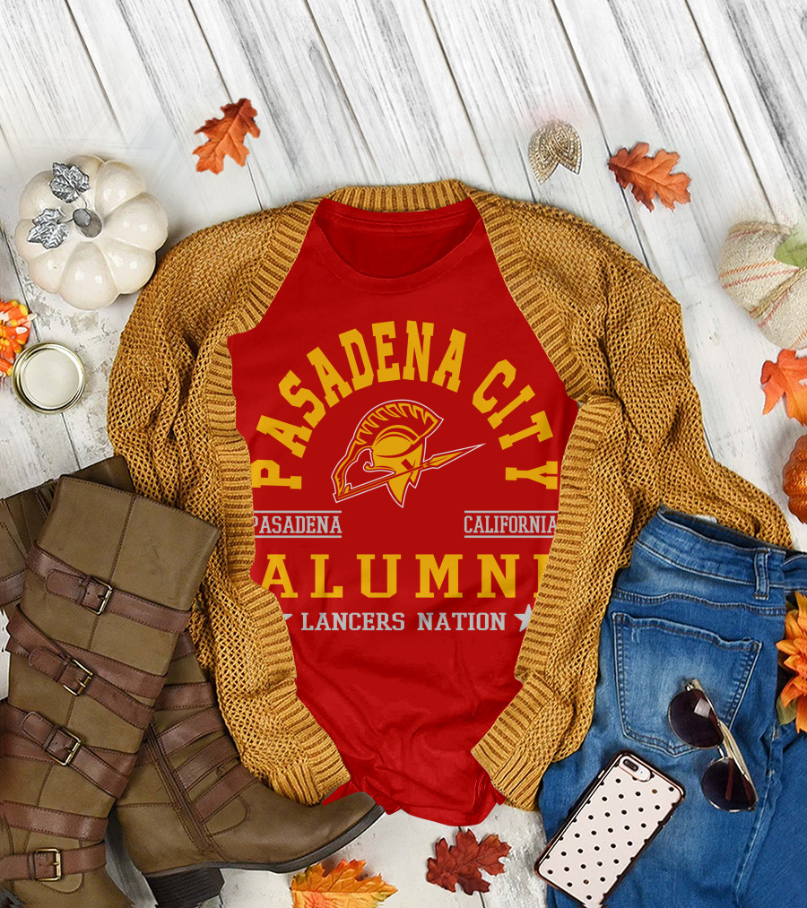 Pasadena City Alumni Lancers Nation Pasadena California T-Shirt