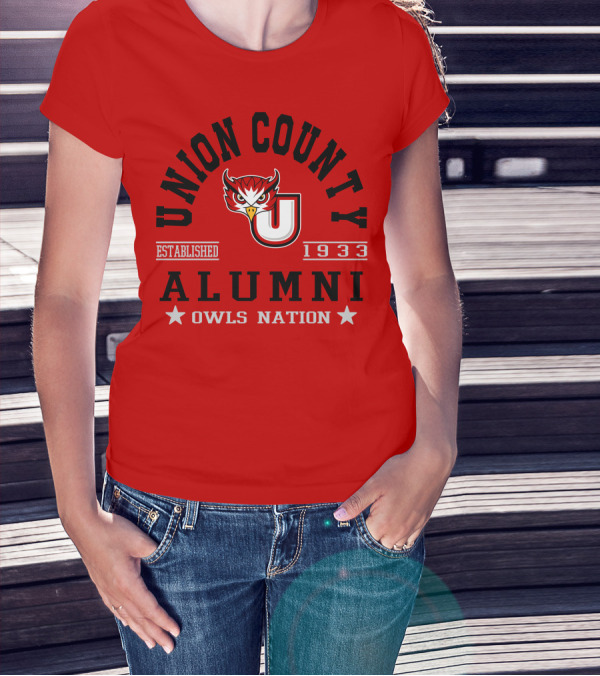 Union County Alumni Owls Nation Established 1933 T-Shirt