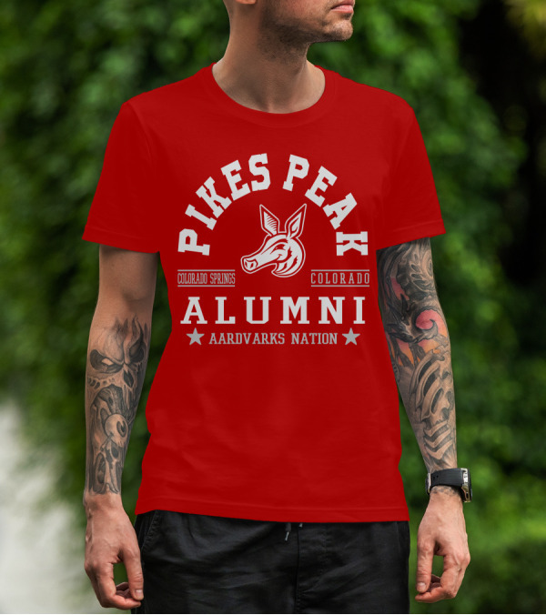 Pikes Peak Alumni Colorado Springs Aardvarks Nation Colorado T-Shirt