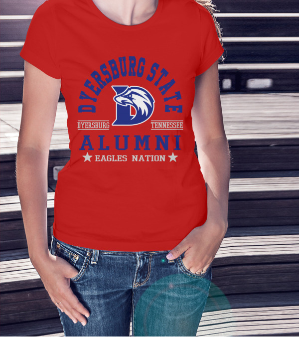 Dyersburg State Alumni Eagles Nation Tennessee T-Shirt
