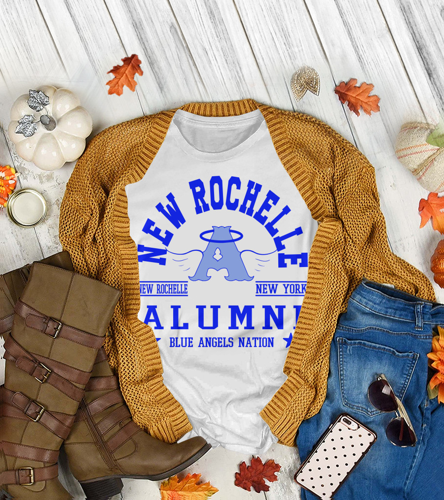 New Rochelle Alumni Blue Angels Nation New York T-Shirt