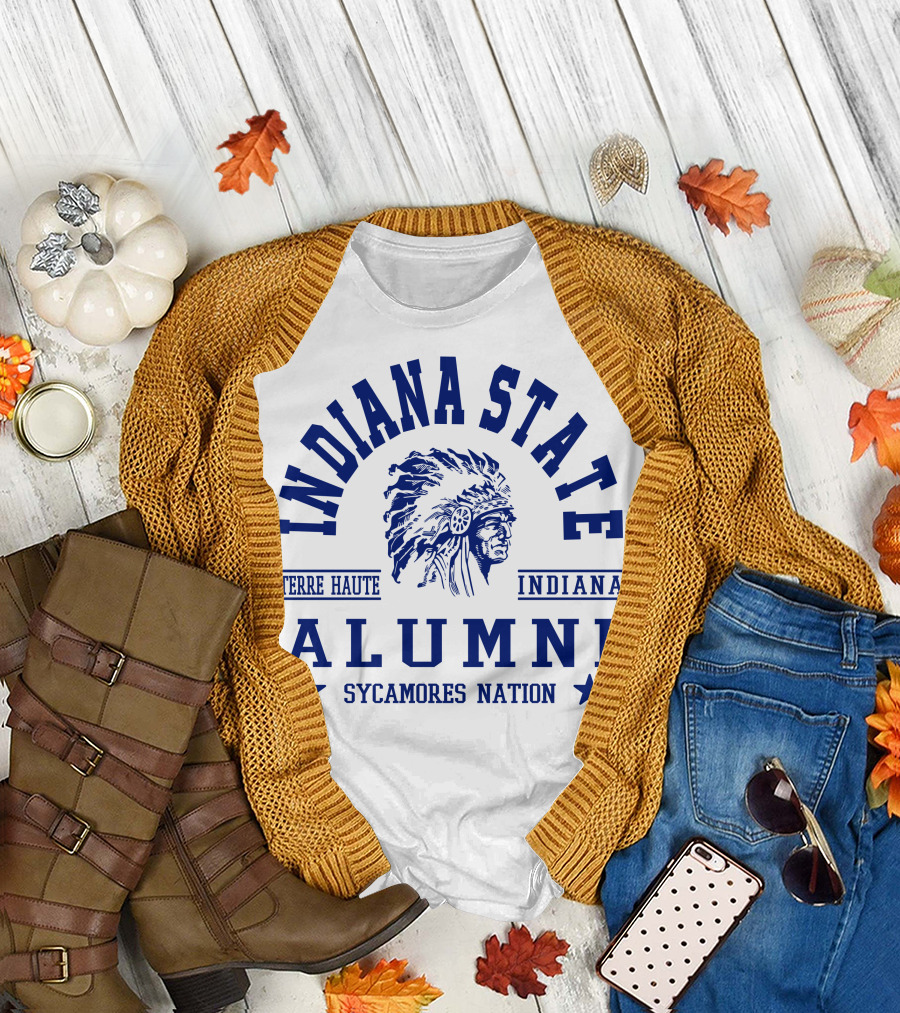Indiana State Alumni Terre Haute Sycamores Nation T-Shirt