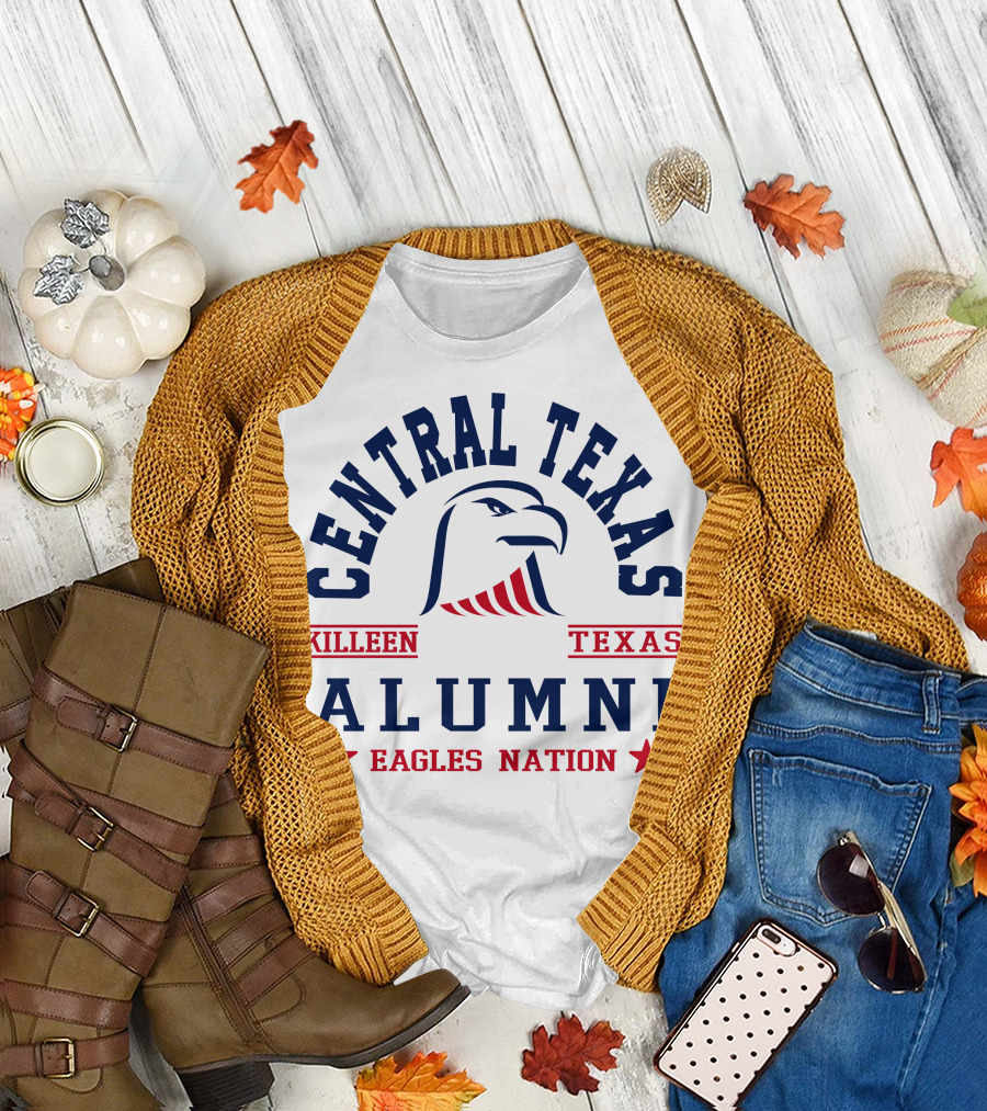 Central Texas Killeen Texas Alumni Eagles Nation T-Shirt