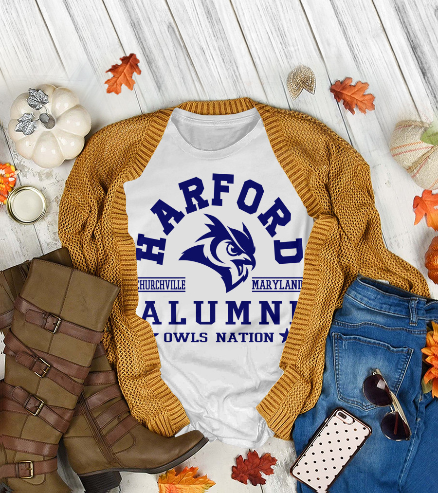 Harford Alumni Owls Nation Churchville Maryland T-Shirt