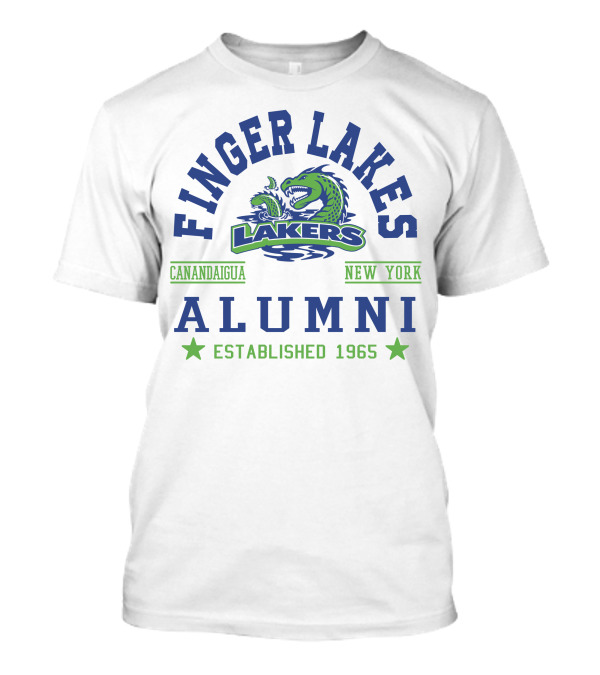 Finger Lakes Lakers Canandaigua New York Alumni Established 1965 T-Shirt