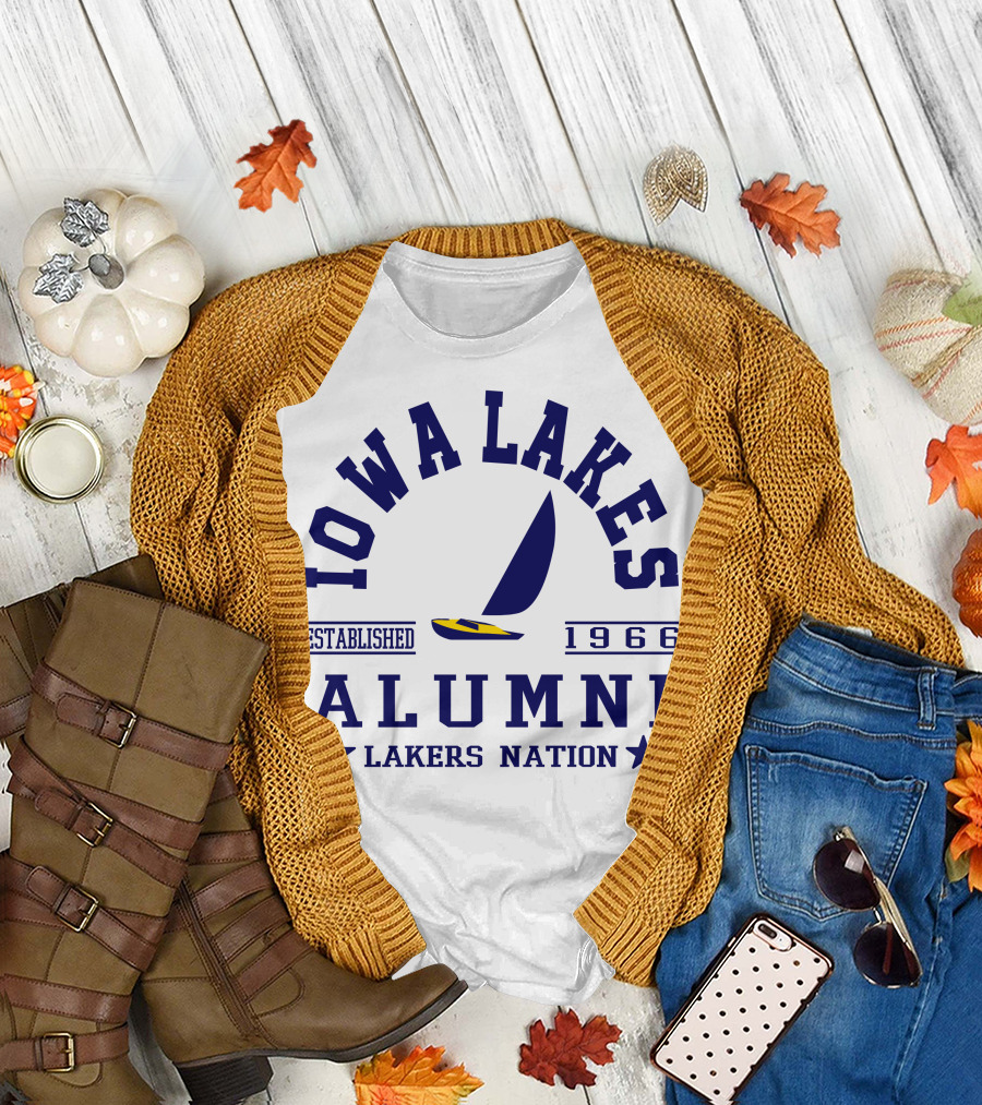 Iowa Lakes Alumni Established 1966 Lakers Nation T-Shirt