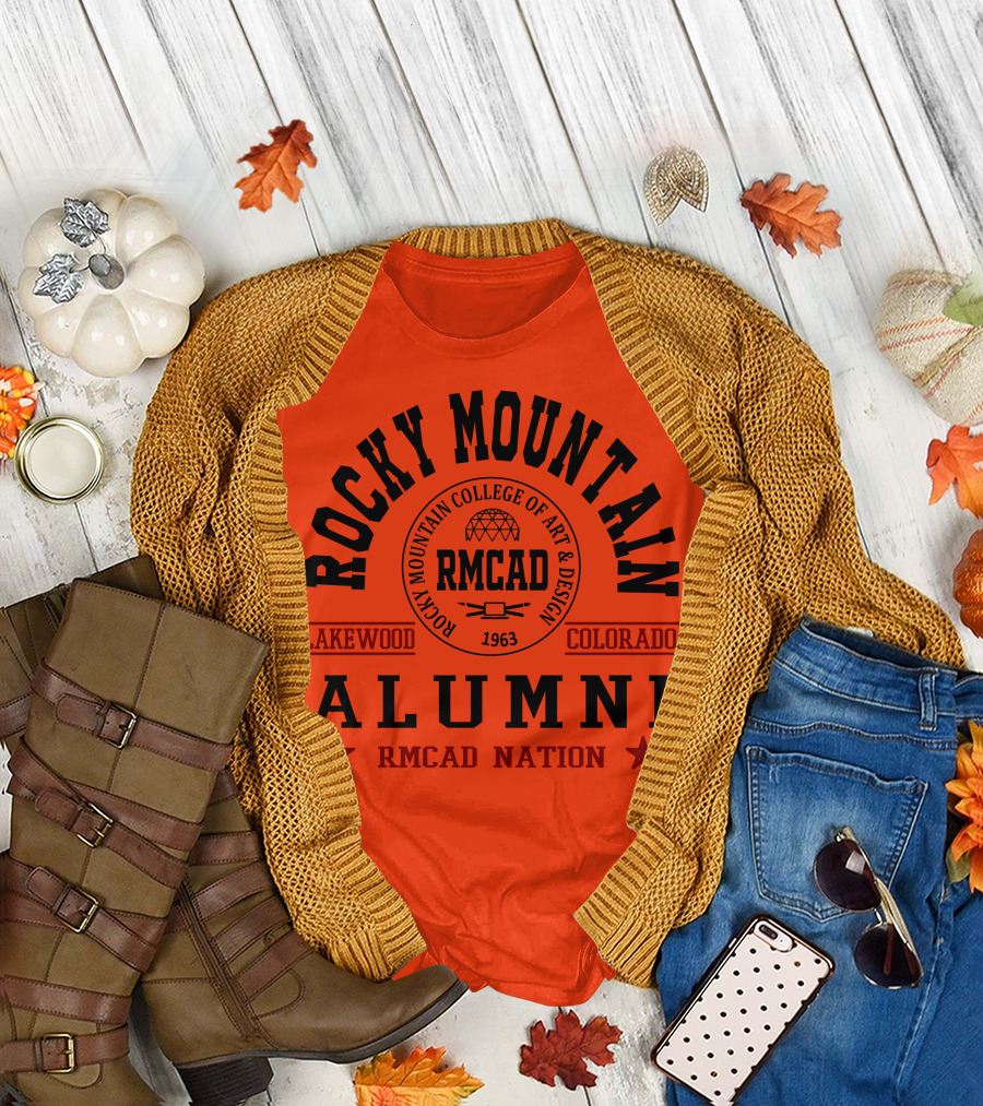 Rocky Mountain College of Art and Design Alumni Lakewood Colorado RMCAD Nation T-Shirt