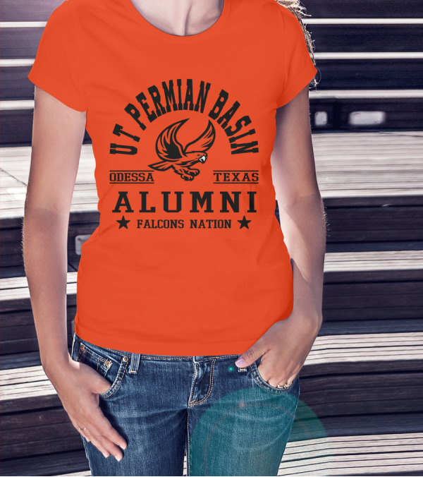 UT Permian Basin Alumni Falcons Nation Odessa Texas T-Shirt