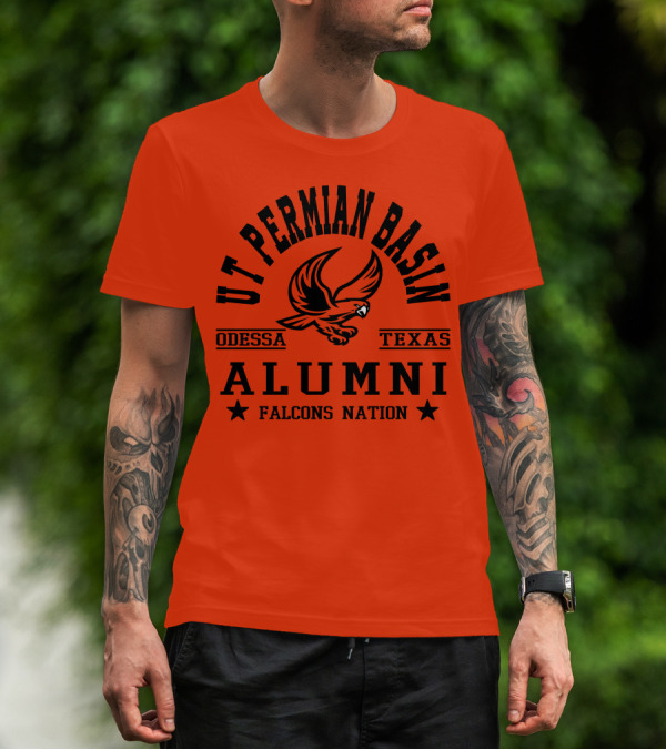 UT Permian Basin Alumni Falcons Nation Odessa Texas T-Shirt