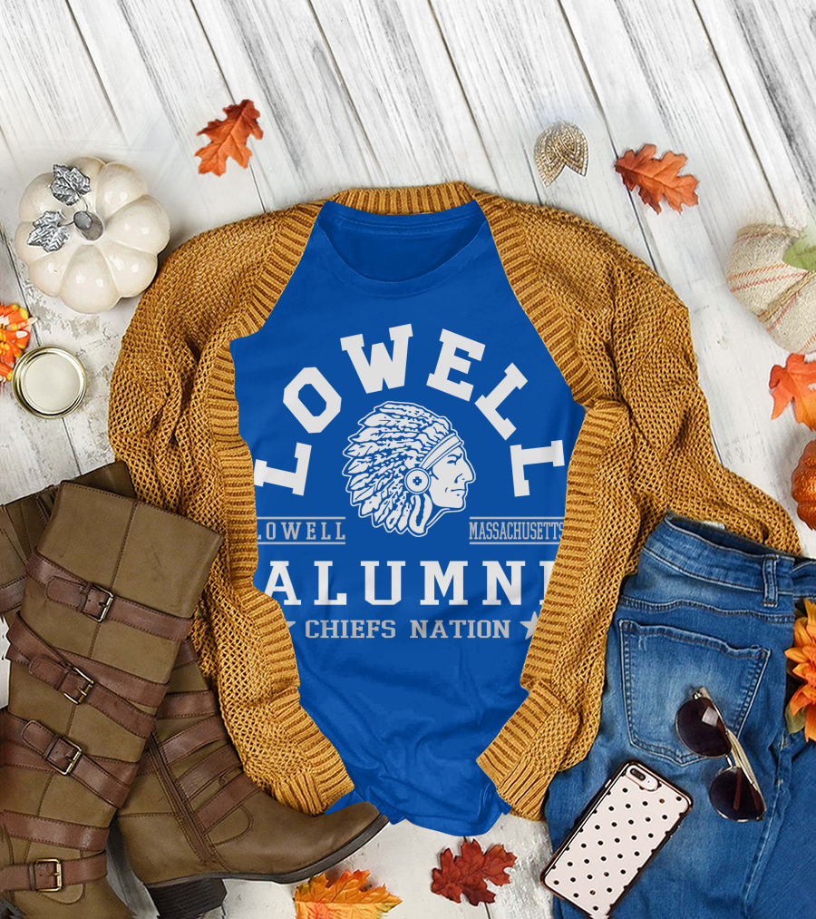 Lowell Massachusetts Alumni Chiefs Nation T-Shirt