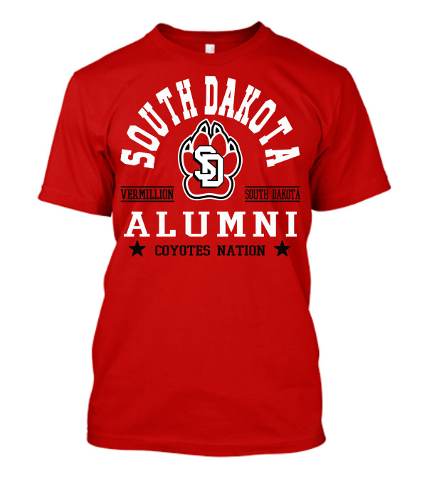 South Dakota Vermillion Coyotes Alumni Nation T-Shirt