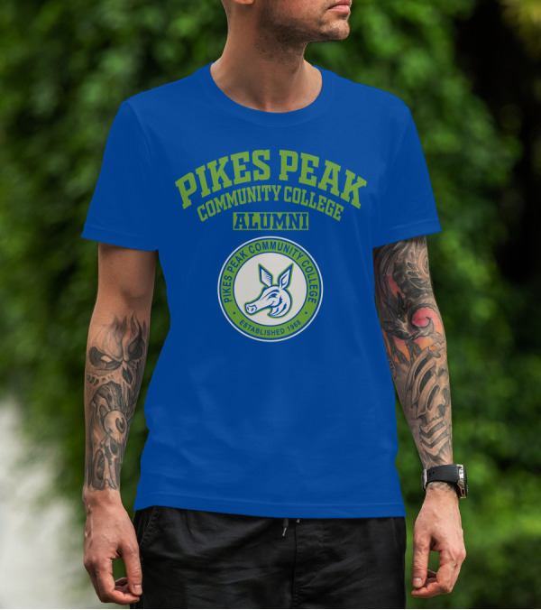 Pikes Peak Community College Alumni Established 1968 T-Shirt