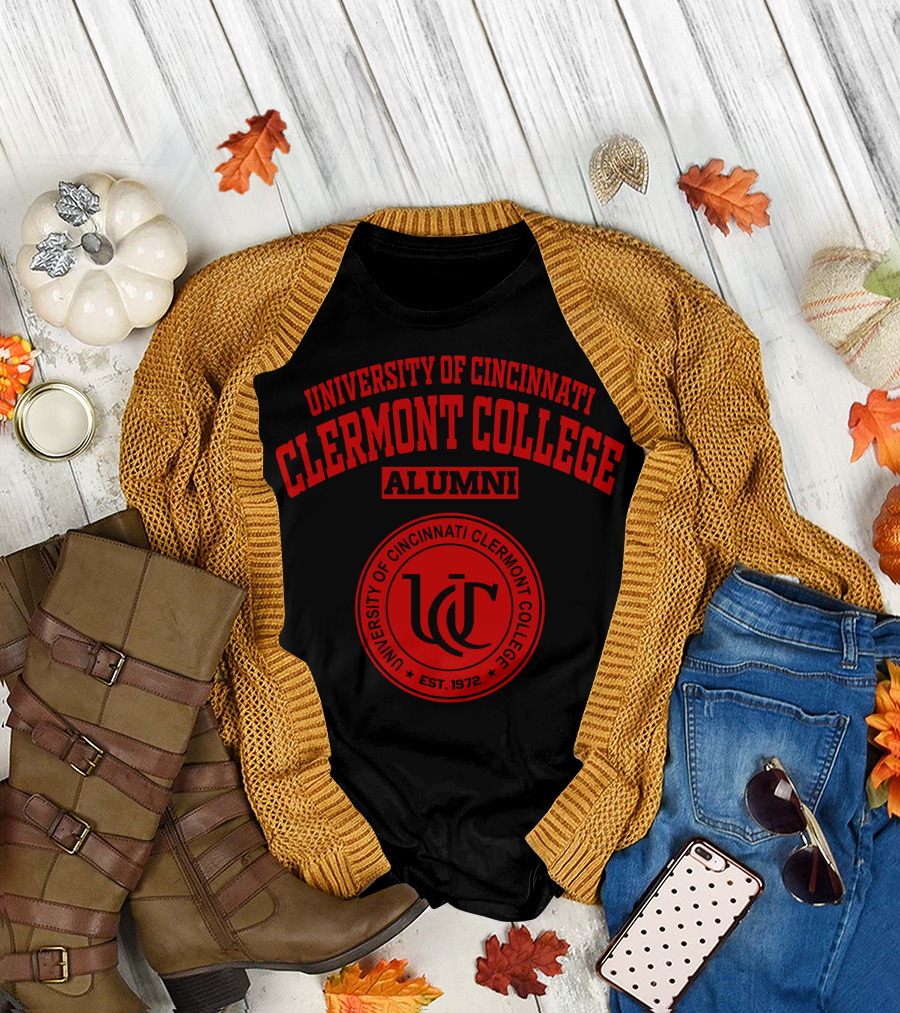 University of Cincinnati Clermont College Alumni UC Est. 1972 T-Shirt