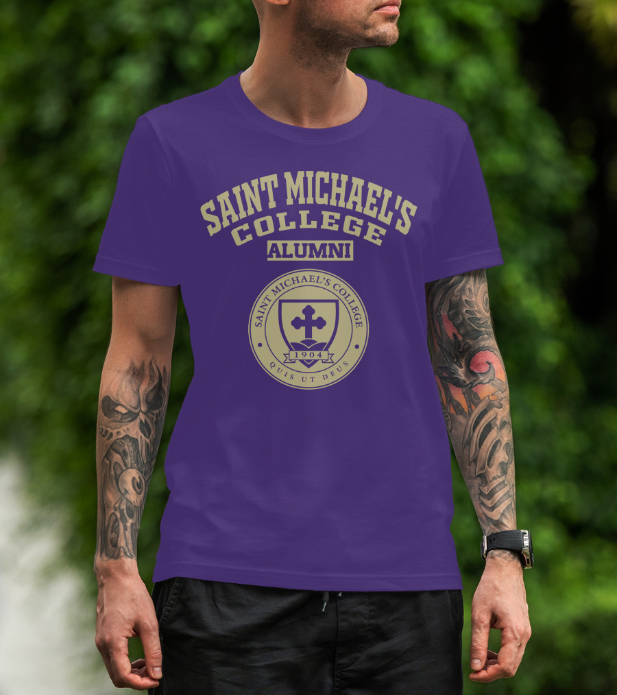 Saint Michael's College Alumni 1904 Quis Ut Deus T-Shirt