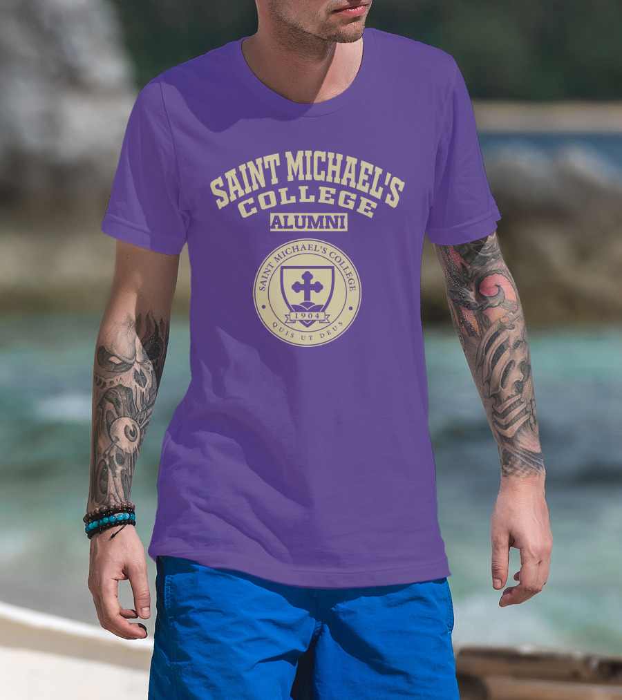 Saint Michael's College Alumni 1904 Quis Ut Deus T-Shirt