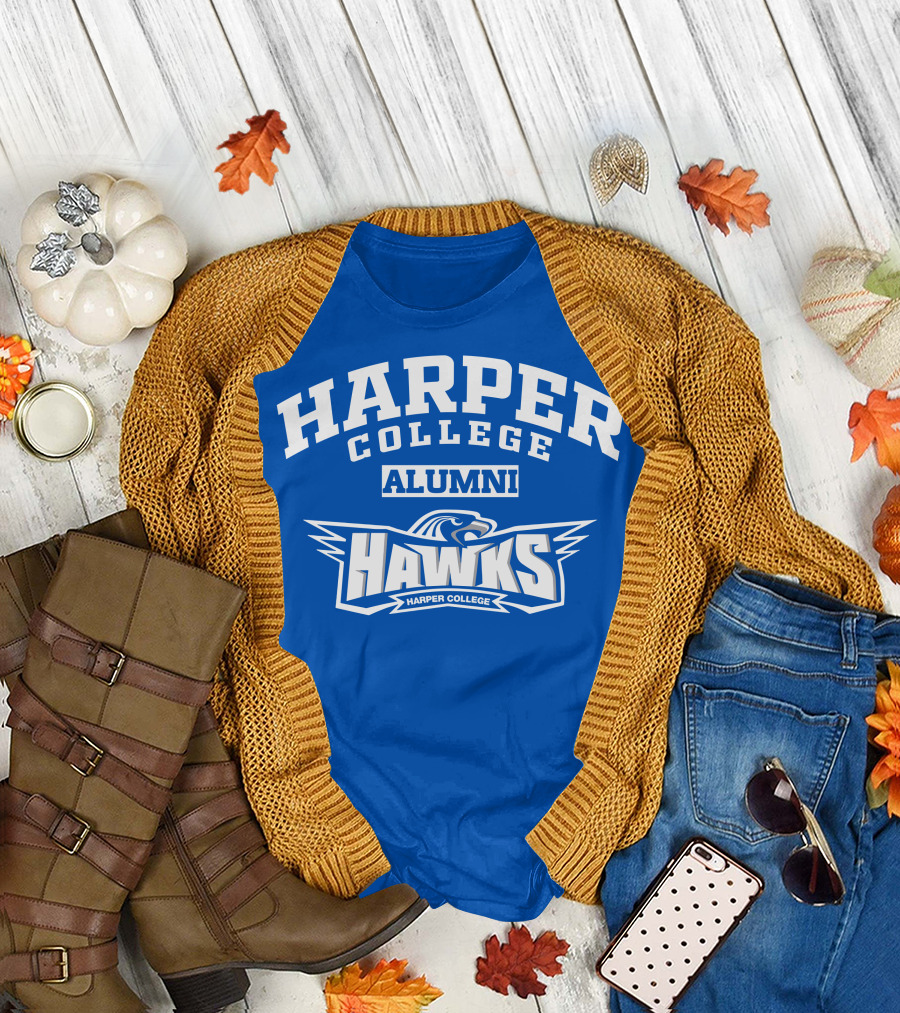 Harper College Alumni Hawks Harper College T-Shirt