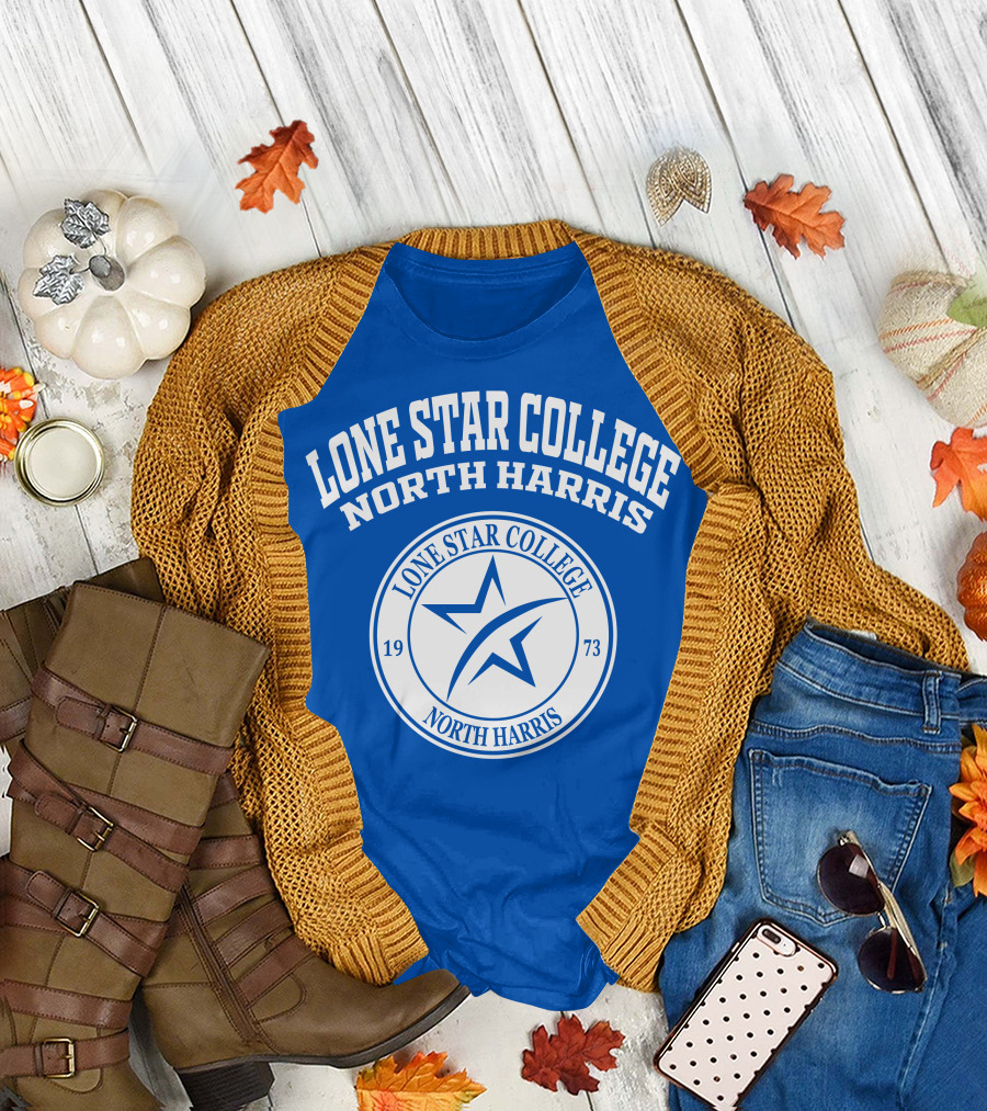 Lone Star College North Harris 1973 Star Emblem T-Shirt