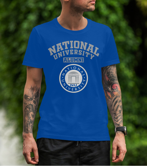 National University Alumni Seal NU T-Shirt