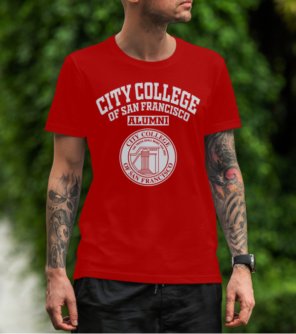 City College Of San Francisco Alumni Logo The Truth Shall Make You Free T-Shirt