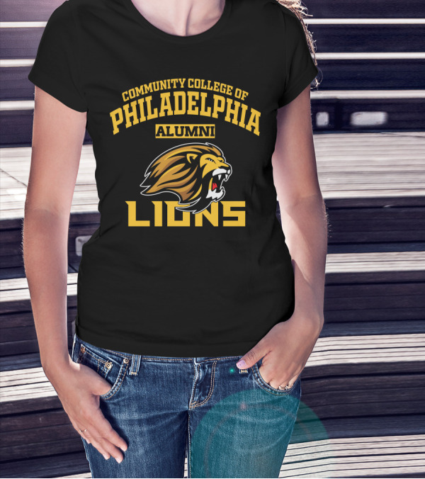Community College Of Philadelphia Alumni Lions T-Shirt