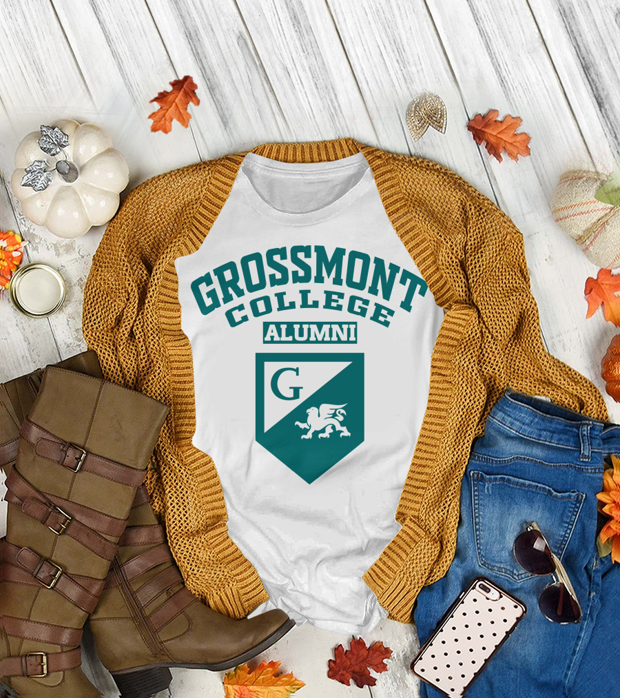 Grossmont College Alumni Griffin Shield Emblem T-Shirt