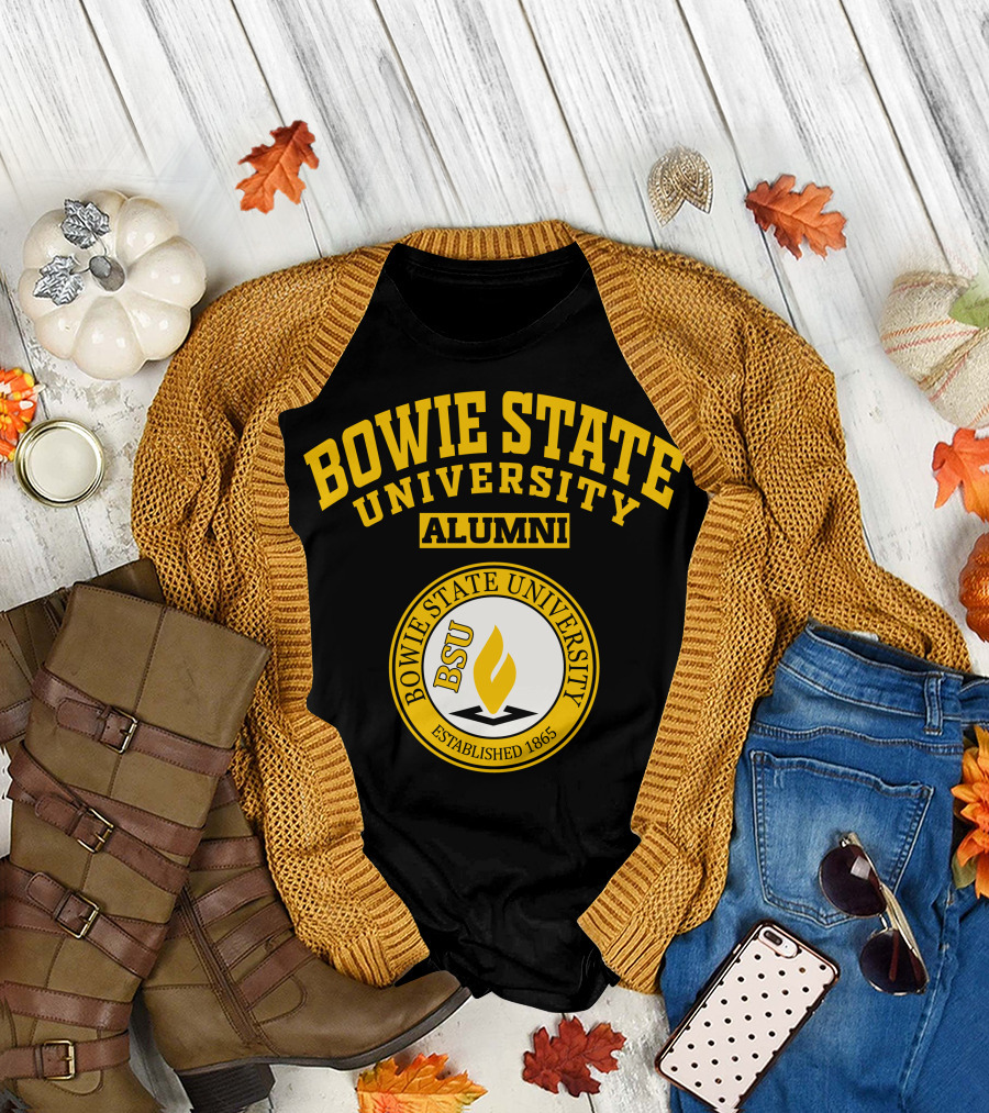 Bowie State University Alumni BSU Established 1865 T-Shirt